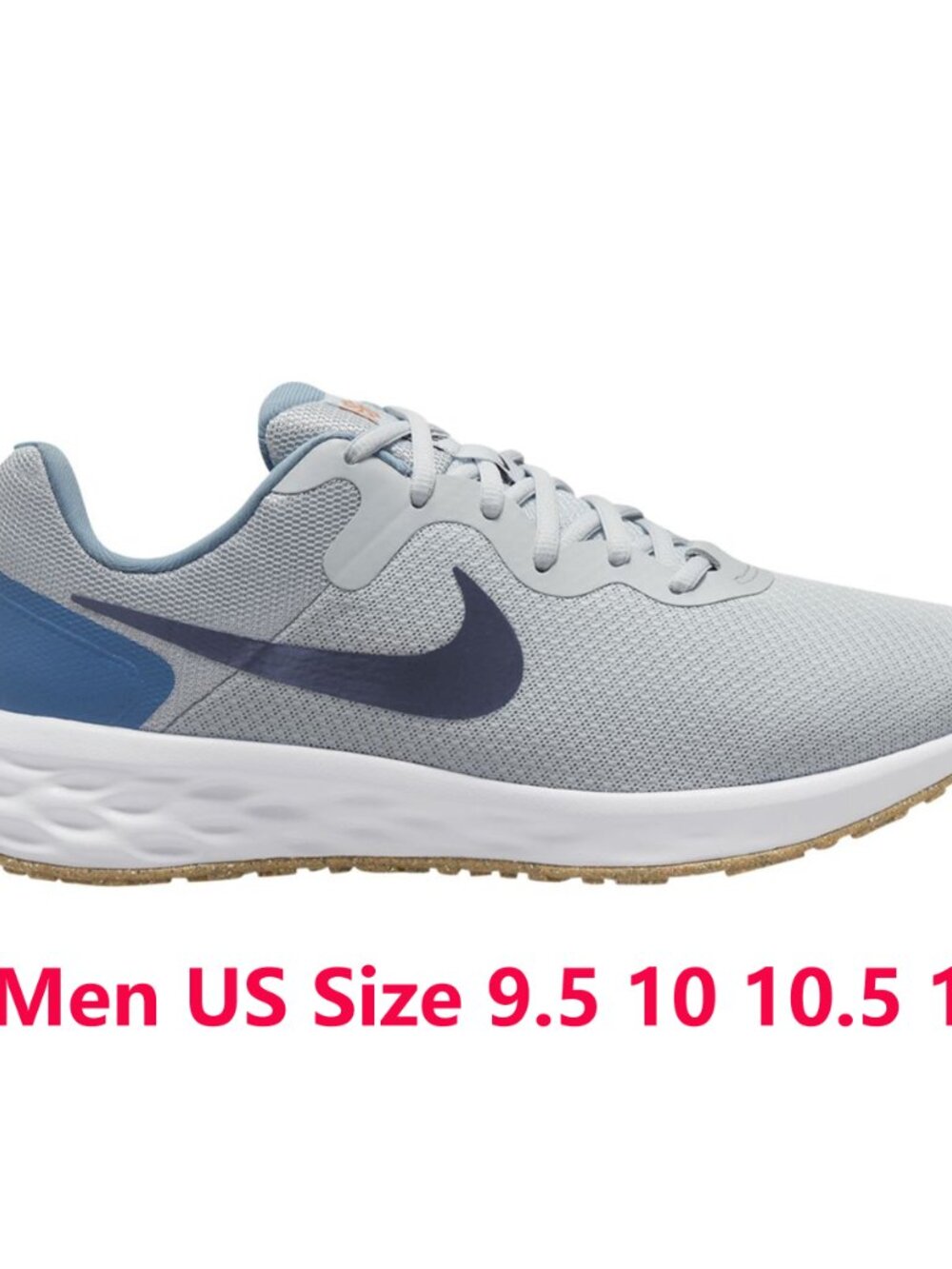 Brand New Nike Men Revolution 6 Running Shoes-Durable, Comfortable, Breathable